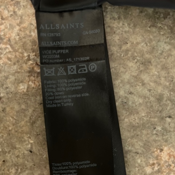 Allsaints puffer coat - Picture 6 of 13